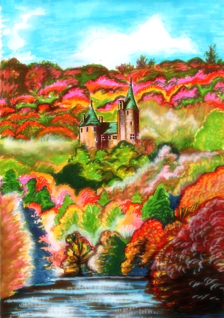 Castle Coch Illustration