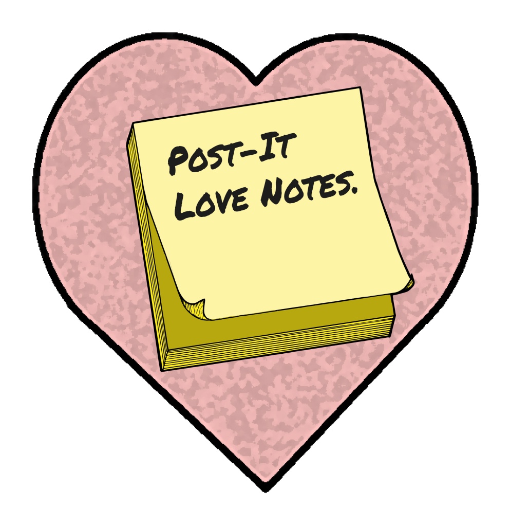 Post-It Loves Notes Logo
